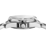 Buy Shop Tag Heuer Aquaracer Diamonds Mother of Pearl White Dial Silver Steel Strap Watch for Women - WBD1415.BA0741 USA Online