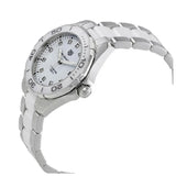 Buy Shop Tag Heuer Aquaracer Diamonds White Dial Two Tone Steel Strap Watch for Women - WAY131D.BA0914 USA Online