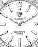 Buy Shop Tag Heuer Aquaracer Diamonds White Dial Two Tone Steel Strap Watch for Women - WAY131F.BA0914 USA Online