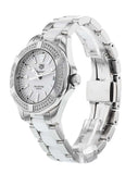 Buy Shop Tag Heuer Aquaracer Diamonds White Dial Two Tone Steel Strap Watch for Women - WAY131F.BA0914 USA Online