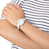Buy Shop Tag Heuer Aquaracer Diamonds White Dial Two Tone Steel Strap Watch for Women - WAY131H.BA0914 USA Online