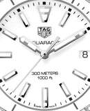 Buy Shop Tag Heuer Aquaracer Diamonds White Dial Two Tone Steel Strap Watch for Women - WAY131H.BA0914 USA Online