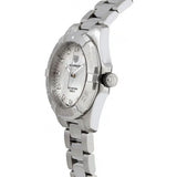 Buy Shop Tag Heuer Aquaracer Diamonds White Mother of Pearl Dial Silver Steel Strap Watch for Women - WBD1314.BA0740 USA Online