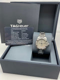 Buy Shop Tag Heuer Aquaracer Diamonds White Mother of Pearl Dial Silver Steel Strap Watch for Women - WBD1315.BA0740 USA Online