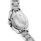 Buy Shop Tag Heuer Aquaracer Diamonds White Mother of Pearl Dial Silver Steel Strap Watch for Women - WBD1315.BA0740 USA Online