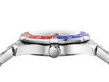 Buy Shop Tag Heuer Aquaracer GMT Caliber 7 Pepsi Black Dial Silver Steel Strap Watch for Men - WAY201F.BA0927 USA Online