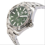 Buy Shop Tag Heuer Aquaracer Green Dial Watch for Men - WAY2015.BA0927 USA Online