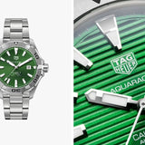 Buy Shop Tag Heuer Aquaracer Green Dial Watch for Men - WAY2015.BA0927 USA Online