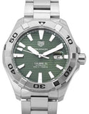 Buy Shop Tag Heuer Aquaracer Green Dial Watch for Men - WAY2015.BA0927 USA Online