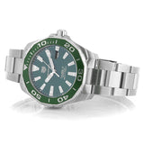 Buy Shop Tag Heuer Aquaracer Green Dial Watch for Men - WAY201S.BA0927 USA Online