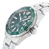 Buy Shop Tag Heuer Aquaracer Green Dial Watch for Men - WAY201S.BA0927 USA Online