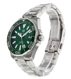 Buy Shop Tag Heuer Aquaracer Green Dial Watch for Men - WAY201S.BA0927 USA Online