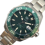 Buy Shop Tag Heuer Aquaracer Green Dial Watch for Men - WAY201S.BA0927 USA Online