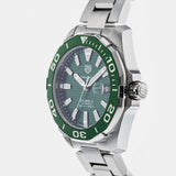 Buy Shop Tag Heuer Aquaracer Green Dial Watch for Men - WAY201S.BA0927 USA Online