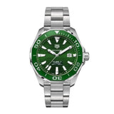 Buy Shop Tag Heuer Aquaracer Green Dial Watch for Men - WAY201S.BA0927 USA Online