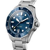 Buy Shop Tag Heuer Aquaracer Professional 300 Automatic Blue Dial Silver Steel Strap Watch for Men - WBP201B.BA0632 USA Online