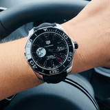 Buy Shop Tag Heuer Aquaracer Moon Black Dial Watch for Men - WAY201J.FC6370 USA Online