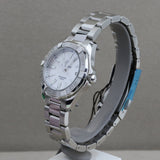 Buy Shop Tag Heuer Aquaracer Mother of Pearl Dial Silver Steel Strap Watch for Women - WBD131A.BA0748 USA Online