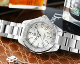 Buy Shop Tag Heuer Aquaracer Mother of Pearl Dial Silver Steel Strap Watch for Women - WBD131A.BA0748 USA Online