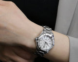 Buy Shop Tag Heuer Aquaracer Mother of Pearl Dial Silver Steel Strap Watch for Women - WBD131A.BA0748 USA Online