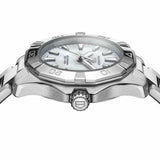 Buy Shop Tag Heuer Aquaracer Mother of Pearl Dial Silver Steel Strap Watch for Women - WBD131A.BA0748 USA Online