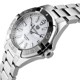 Buy Shop Tag Heuer Aquaracer Mother of Pearl Dial Silver Steel Strap Watch for Women - WBD131A.BA0748 USA Online