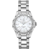 Buy Shop Tag Heuer Aquaracer Mother of Pearl Dial Silver Steel Strap Watch for Women - WBD131A.BA0748 USA Online