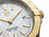 Buy Shop Tag Heuer Aquaracer Mother of Pearl Dial Two Tone Steel Strap Watch for Men - WBD1420.BB0321 USA Online