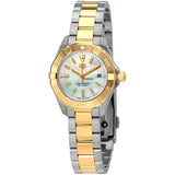 Buy Shop Tag Heuer Aquaracer Mother of Pearl Dial Two Tone Steel Strap Watch for Men - WBD1420.BB0321 USA Online