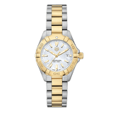 Buy Shop Tag Heuer Aquaracer Mother of Pearl Dial Two Tone Steel Strap Watch for Men - WBD1420.BB0321 USA Online