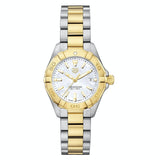 Buy Shop Tag Heuer Aquaracer Mother of Pearl Dial Two Tone Steel Strap Watch for Men - WBD1420.BB0321 USA Online