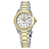 Buy Shop Tag Heuer Aquaracer Mother of Pearl Dial Two Tone Steel Strap Watch for Women - WBD1320.BB0320 USA Online