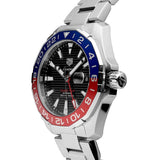 Buy Shop Tag Heuer Aquaracer Pepsi Black Dial Watch for Men - WAY201F.BA0927 USA Online