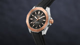 Buy Shop Tag Heuer Aquaracer Professional 200 Automatic Black Dial Black Rubber Strap Watch for Men - WBP2151.FT6199 USA Online