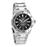 Buy Shop Tag Heuer Aquaracer Professional 200 Automatic Black Dial Silver Steel Strap Watch for Men - WBP2110.BA0627 USA Online