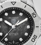 Buy Shop Tag Heuer Aquaracer Professional 200 Automatic Black Dial Silver Steel Strap Watch for Men - WBP2410.BA0622 USA Online