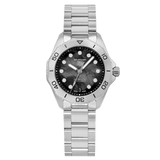 Buy Shop Tag Heuer Aquaracer Professional 200 Automatic Black Dial Silver Steel Strap Watch for Men - WBP2410.BA0622 USA Online