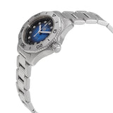Buy Shop Tag Heuer Aquaracer Professional 200 Automatic Diamond Blue Dial Silver Steel Strap Watch for Women - WBP2411.BA0622 USA Online