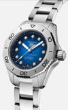 Buy Shop Tag Heuer Aquaracer Professional 200 Automatic Diamond Blue Dial Silver Steel Strap Watch for Women - WBP2411.BA0622 USA Online
