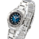 Buy Shop Tag Heuer Aquaracer Professional 200 Automatic Diamond Blue Dial Silver Steel Strap Watch for Women - WBP2411.BA0622 USA Online