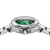 Buy Shop Tag Heuer Aquaracer Professional 200 Automatic Diamond Green Dial Silver Steel Strap Watch for Women - WBP2415.BA0622 USA Online