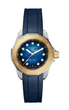 Buy Shop Tag Heuer Aquaracer Professional 200 Automatic Diamonds Blue Dial Blue Rubber Strap Watch for Women - WBP2450.FT6215 USA Online