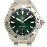 Buy Shop Tag Heuer Aquaracer Professional 200 Automatic Green Dial Silver Steel Strap Watch for Men - WBP2115.BA0627 USA Online