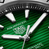 Buy Shop Tag Heuer Aquaracer Professional 200 Automatic Green Dial Silver Steel Strap Watch for Men - WBP2115.BA0627 USA Online