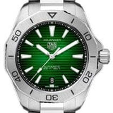 Buy Shop Tag Heuer Aquaracer Professional 200 Automatic Green Dial Silver Steel Strap Watch for Men - WBP2115.BA0627 USA Online