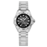 Buy Shop Tag Heuer Aquaracer Professional 200 Automatic Black Dial Silver Steel Strap Watch for Men - WBP2410.BA0622 USA Online