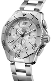 Buy Shop Tag Heuer Aquaracer Professional 200 Date White Dial Silver Steel Strap Watch for Men - CBP1111.BA0627 USA Online