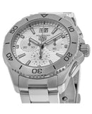 Buy Shop Tag Heuer Aquaracer Professional 200 Date White Dial Silver Steel Strap Watch for Men - CBP1111.BA0627 USA Online