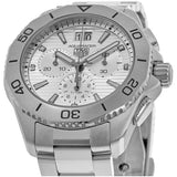 Buy Shop Tag Heuer Aquaracer Professional 200 Date White Dial Silver Steel Strap Watch for Men - CBP1111.BA0627 USA Online