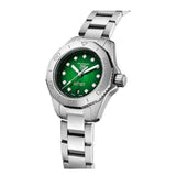 Buy Shop Tag Heuer Aquaracer Professional 200 Automatic Diamond Green Dial Silver Steel Strap Watch for Women - WBP2415.BA0622 USA Online